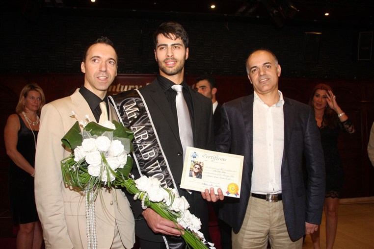 Press conference of Mr Arab world 2012
